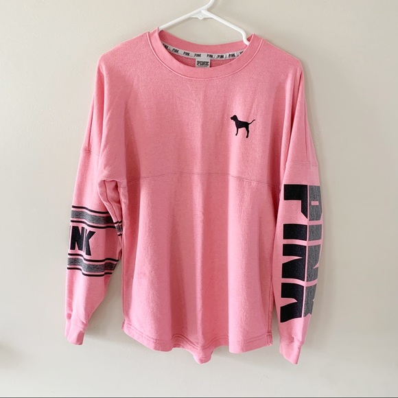PINK Victoria's Secret Tops - PINK Victoria’s Secret pink oversized sweatshirt size xs